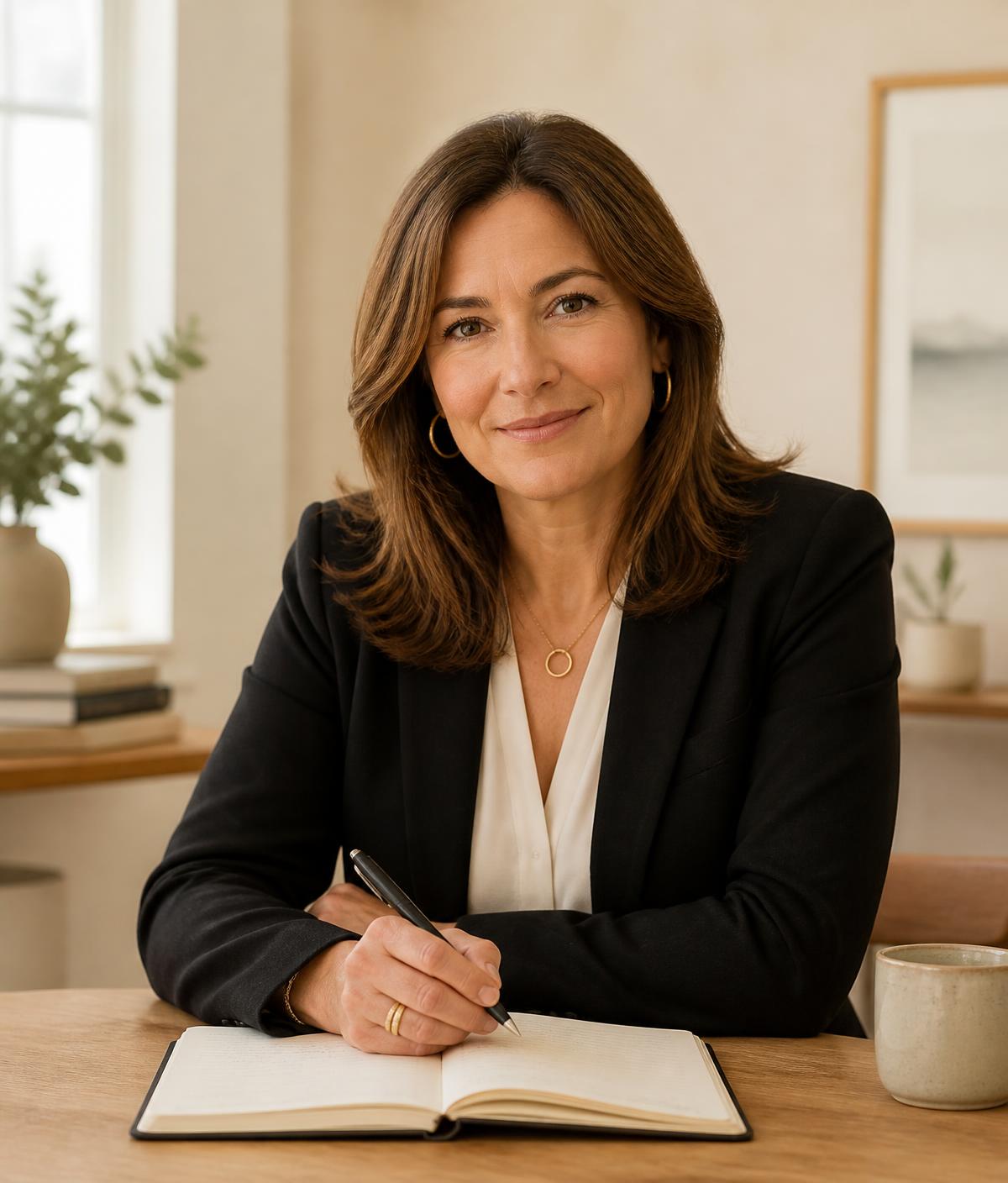 Portrait of Amanda DeVlugt, founder of Merdeka Consulting