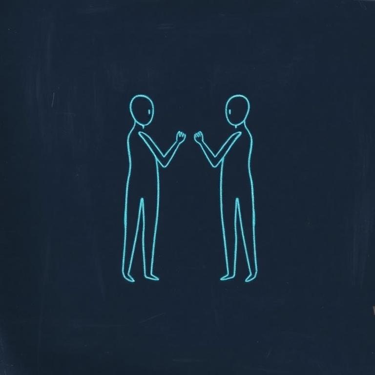 Mirrored illustration